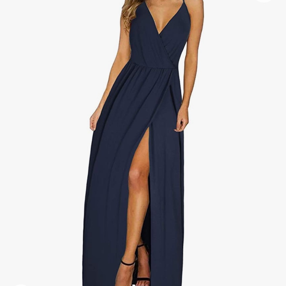 Navy blue Amazon dress